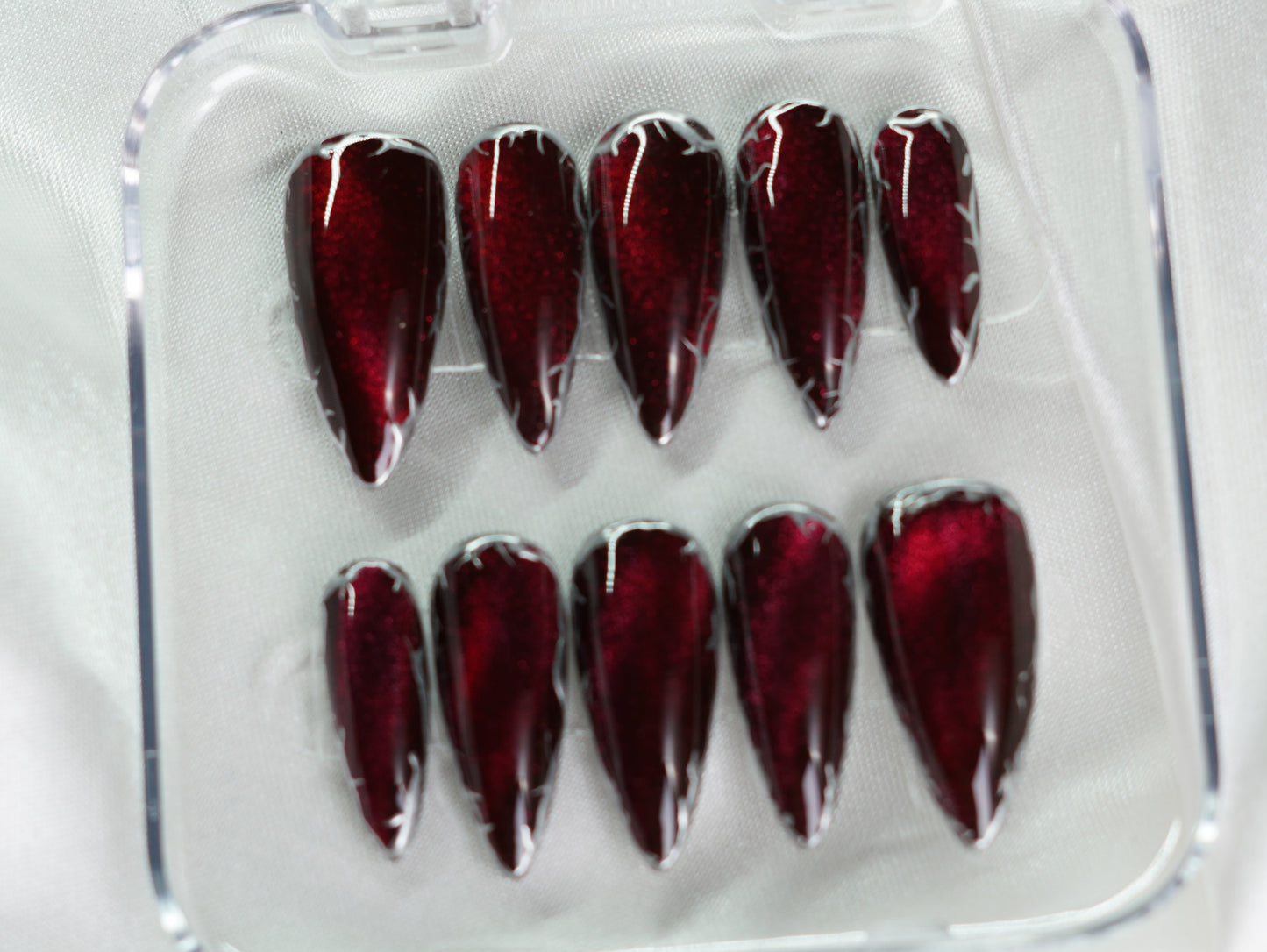 Crimson Cat Eye Chrome