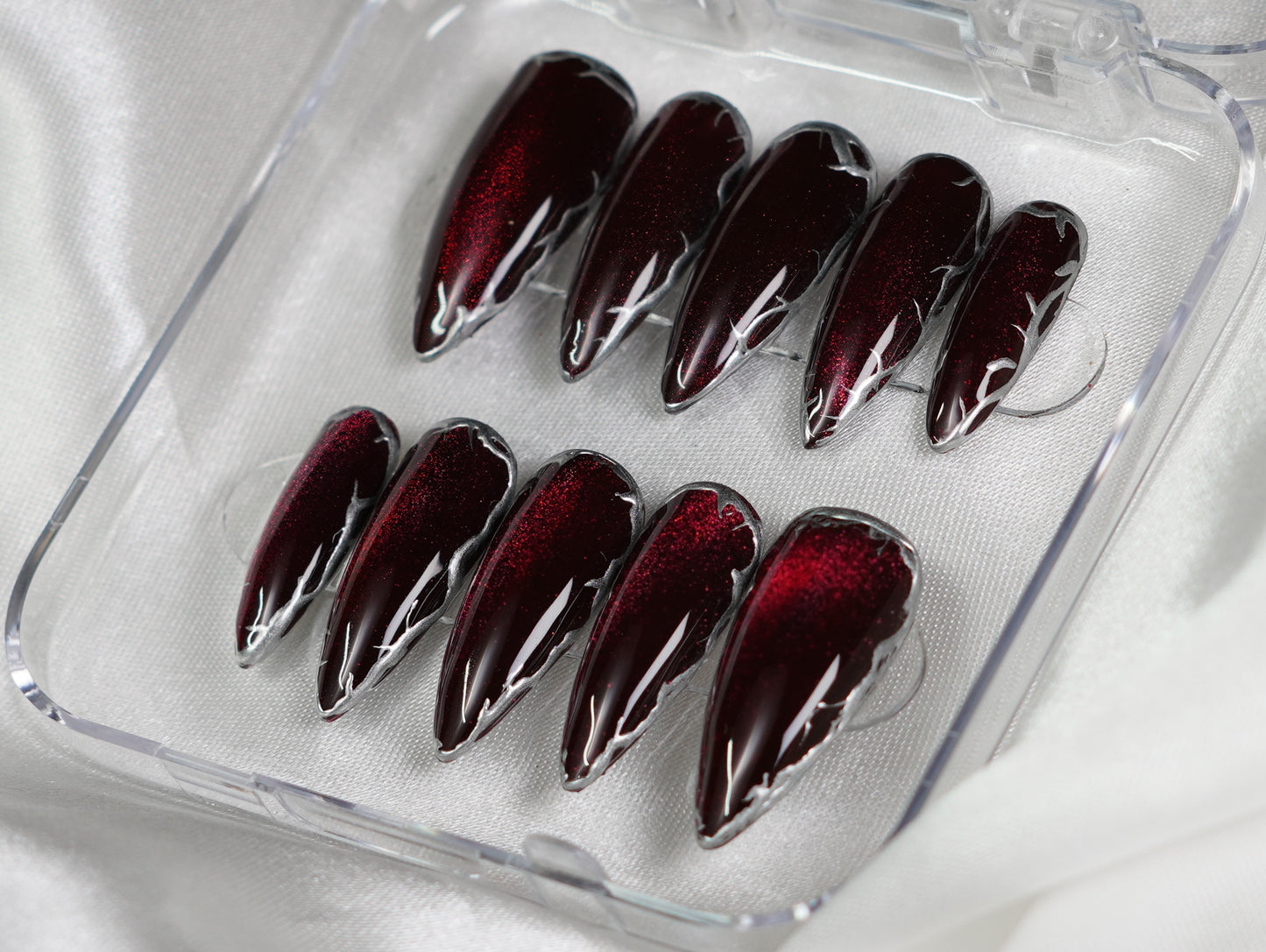 Crimson Cat Eye Chrome
